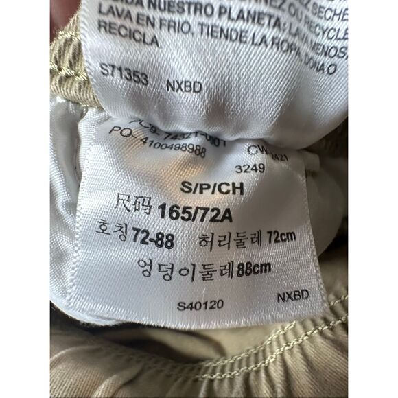 Denizen from Levi's Women’s Tan Khaki Elastic Waist Drawstring Jogger Pants Smal - Picture 4 of 6